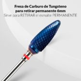 Fresa de Carburo de Tungsteno para retirar permanente