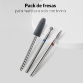 Pack de fresas para manicura solo con torno