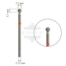 Foto del producto 4: Fresa / Broca KMIZ de diamante, forma redonda, grano fino. 3,5mm.