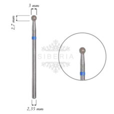 Foto del producto 21: Fresa / Broca KMIZ de diamante, forma redonda, grano medio. 3,0mm.