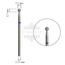 Foto del producto 31: Fresa / Broca KMIZ de diamante, forma redonda, grano medio. 3,1mm.