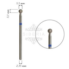 Foto del producto 7: Fresa / Broca KMIZ de diamante, forma redonda, grano medio. 3,5mm.