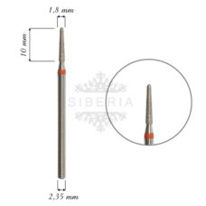 Foto del producto 32: Fresa KMIZ para cutícula, forma cono, diamante, grano fino 1,8mm.