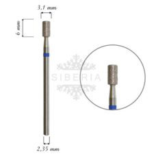 Foto del producto 29: Fresa / Broca KMIZ de diamante, forma de barril 3,1mm, grano medio.