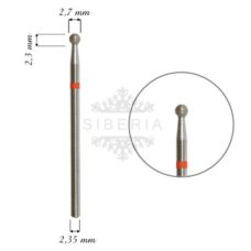 Foto del producto 10: Fresa / Broca KMIZ de diamante, forma redonda, grano fino. 2,7mm.