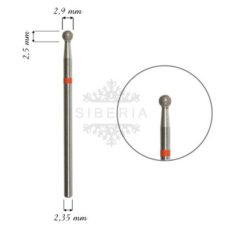 Foto del producto 15: Fresa / Broca KMIZ de diamante, forma redonda, grano fino. 2,9mm.