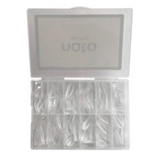 Foto del producto 18: Gel tips nails PRESS ON Nata - forma ballerina tamaño mediano.