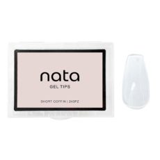 Foto del producto 9: Gel tips nails PRESS ON Nata - forma ballerina tamaño corto.