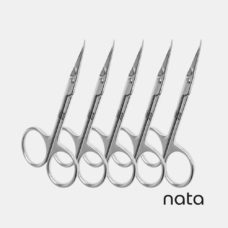 Foto del producto 1: Tijeras para cutícula Nata, punta doblada 95mm.