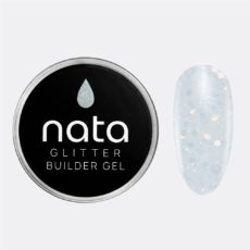 Foto del producto 1: Glitter Builder Gel NATA 15ml - Milky Brilliant.