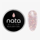 Builder gel glitter - nude brilliant 3