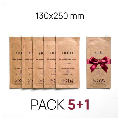 pack pack Bolsas de esterilización para calor seco 130x250mm