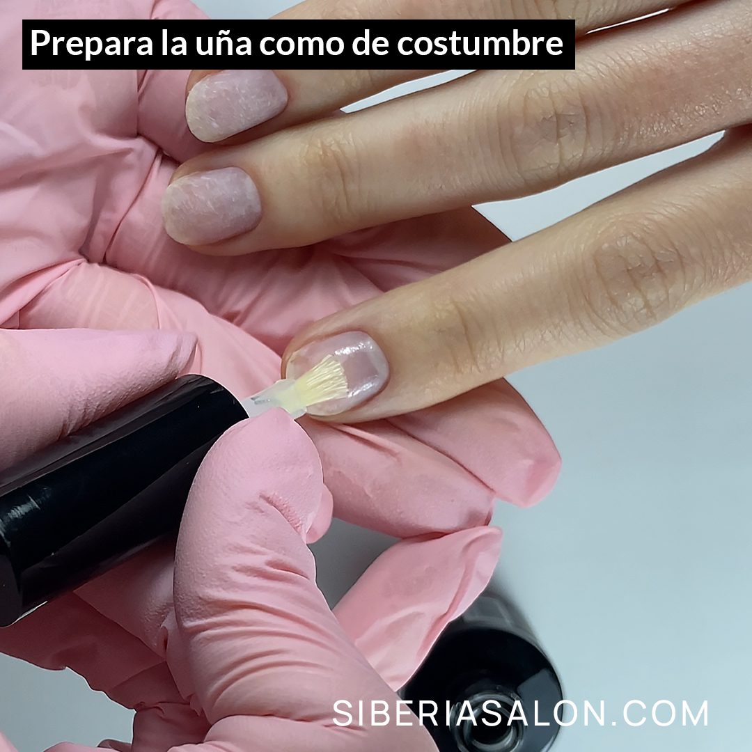 ¿Cómo se aplica Fiber gel?