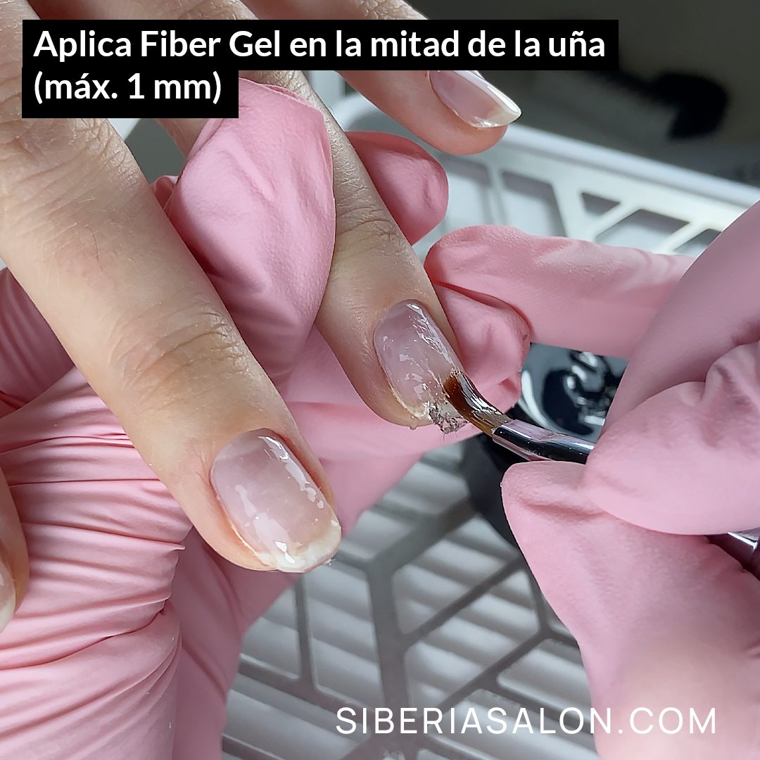 ¿Como rellenar uñas débiles con Fiber gel?