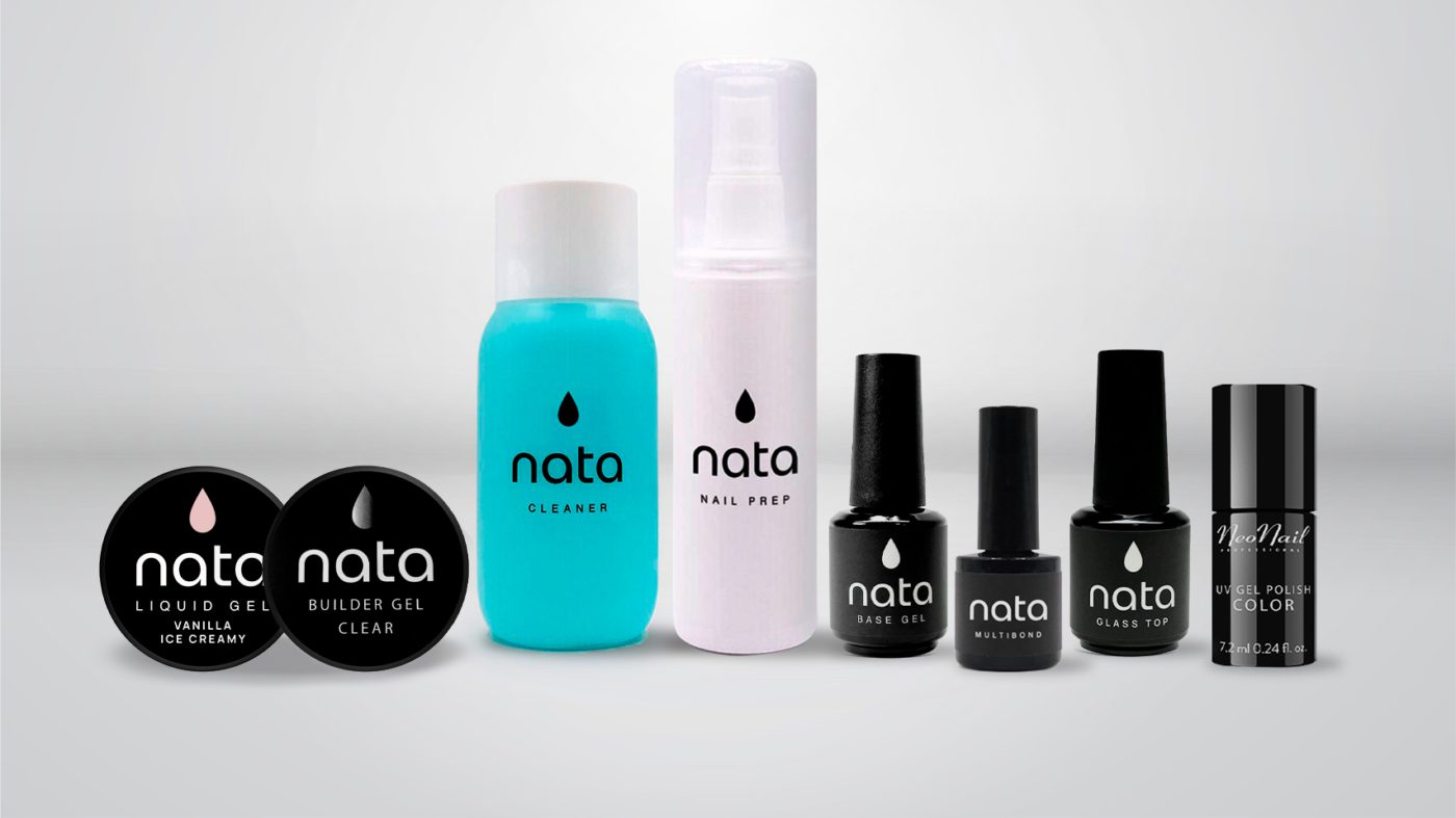 Productos de uñas y líquidos principales de manicura