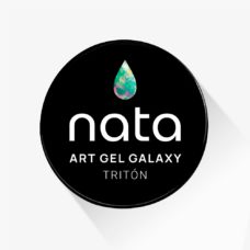 Foto del producto 7: Art Gel Galaxy NATA Tritón - Gel con glitter multicolor para diseños de uñas.