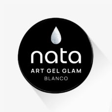 Foto del producto 27: Art Gel Glam NATA Blanco - Gel con glitter para diseños de uñas.