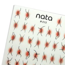 Foto del producto 21: Slider Nata S015 - Pegatinas de agua para uñas.