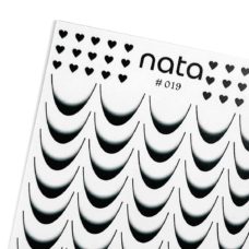 Foto del producto 12: Slider Nata S019 - Pegatinas de agua para uñas.