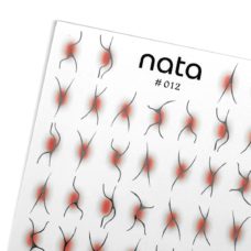 Foto del producto 30: Slider Nata S012 - Pegatinas de agua para uñas.
