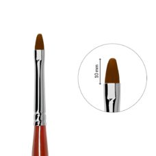 Foto del producto 13: Pincel profesional Roubloff para modelado de gel/acrylgel - forma ovalada - talla 6.