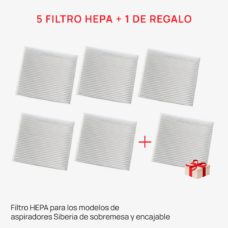 Foto del producto 1: Filtro HEPA 5+1 (para los modelos de aspiradores Siberia de sobremesa y encajable) +. Foto del producto 1: Filtro HEPA 5+1 (para los modelos de aspiradores Siberia de sobremesa y encajable) +.
