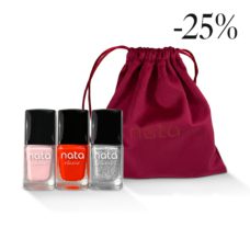 Foto del producto 5: Pack Esmaltes Clásicos Nata 10ml – Personalizable con bolsita de terciopelo de regalo +.