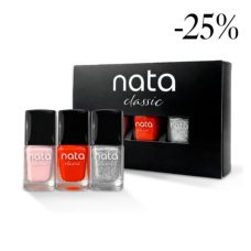 Foto del producto 8: Set n.1 de esmaltes para las uñas Nata Classic 3 colores 10ml.