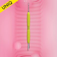 Foto del producto 13: Empujador de manicura Staleks con mango de silicona amarillo UNIQ 11 TIPO 2.