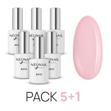 Foto del producto 1: Pack 5+1 Revital Base Fiber Neonail Expert 15ml – Creamy Splash +.