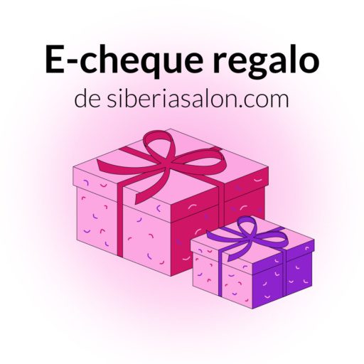 E-cheque de regalo para los productos de siberiasalon.com 50 euros