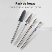 Pack de fresas para hacer manicura con torno