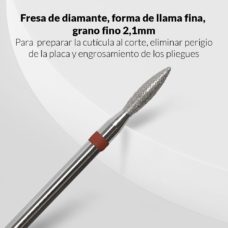 Pack de fresas para hacer manicura combinada con torno