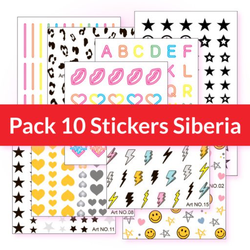 Pack Stickers Siberia 10un