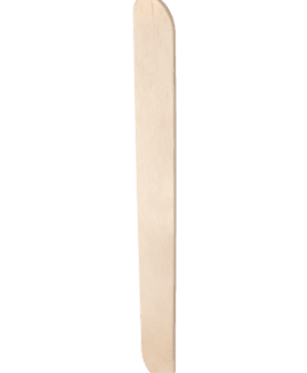 Base de lima desechable, forma recta (ancha) WBE-20 de madera