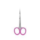 Tijeras alargada, tamaño M, de hoja curva para cutícula STALEKS SMART 40/3
