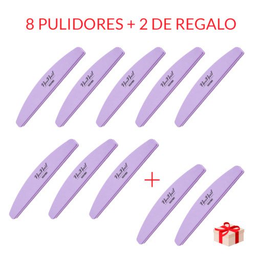 Pack 8+2 Pulidor 100/180 violeta +