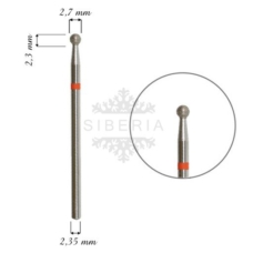 Foto del producto 3: Fresa / Broca KMIZ de diamante, forma redonda, grano fino. 2,7mm. Foto del producto 3: Fresa / Broca KMIZ de diamante, forma redonda, grano fino. 2,7mm.