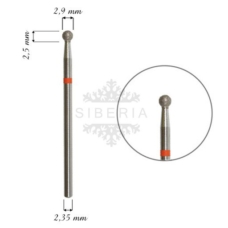 Foto del producto 4: Fresa / Broca KMIZ de diamante, forma redonda, grano fino. 2,9mm. Foto del producto 4: Fresa / Broca KMIZ de diamante, forma redonda, grano fino. 2,9mm.