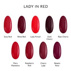 Foto del producto 17: Pack colección de esmaltes semipermanentes Neonail – Lady in Red +.