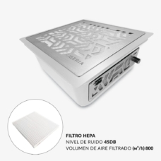 Aspirador de uñas SIBERIA encajable en mesa