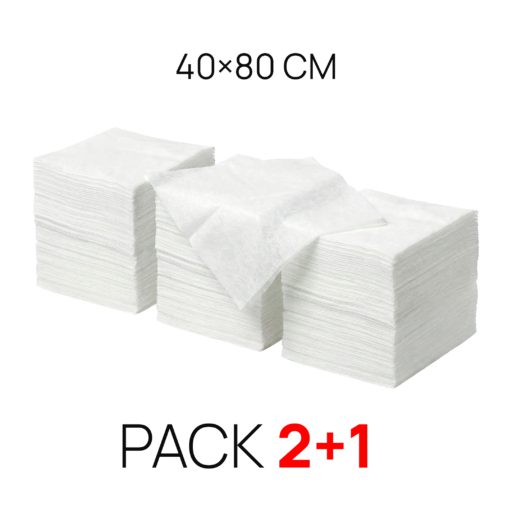 Pack 2+1 Toallas Desechables para pedicura 40×80