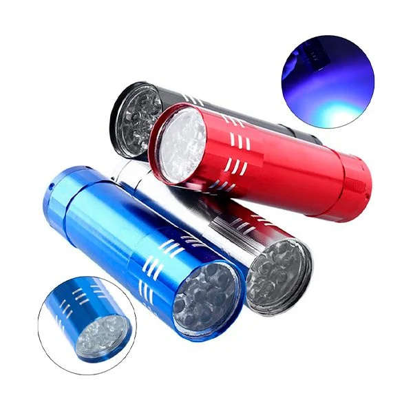 Linterna LED de 3 piezas, linternas pequeñas con 9 luces LED, secador de  uñas ligero portátil para gel de uñas JM