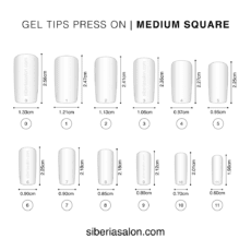 Foto del producto 37: Gel tips nails PRESS ON Natural Nude Nata - forma cuadrada tamaño mediano.