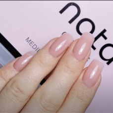 Foto del producto 8: Gel tips nails PRESS ON Nata - forma almendra tamaño corto.