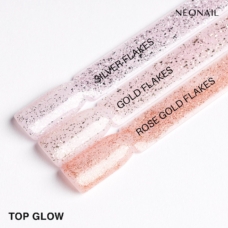 Foto del producto 4: Top Glow semipermanente Neonail 7,2 ml - Gold Flakes.