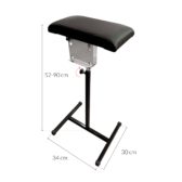 Reposapiés ajustable para aspiradores Siberia, negro 2