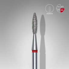 Foto del producto 2: Fresa Staleks llama, roja, 2.1mm-8mm.