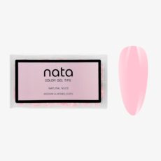 Foto del producto 4: Gel tips nails PRESS ON Natural Nude Nata - forma almendra tamaño mediano.