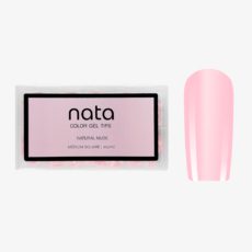 Foto del producto 20: Gel tips nails PRESS ON Natural Nude Nata - forma cuadrada tamaño mediano.